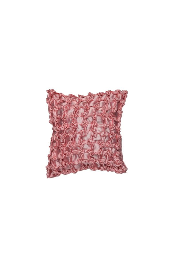 Blush Pink Rosette Cushion image 3