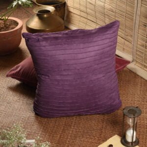 Royal Pintucked Purple Sham image 1