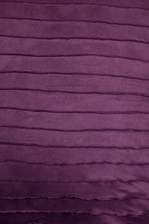 Royal Pintucked Purple Sham image 2