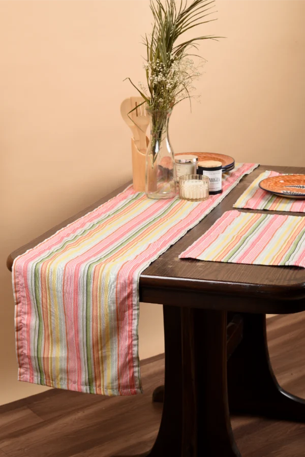 Fiesta Striped Runner _ Tablemats image 1