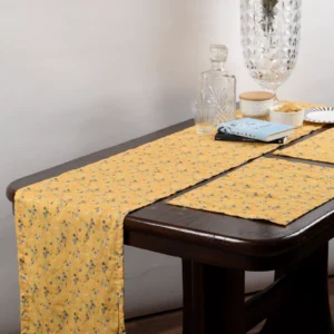 Margherita Yellow Runner _ Tablemats image 1