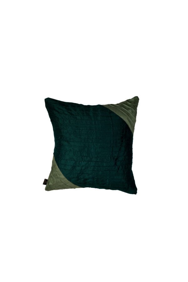 Aqua Green Pintucked Cushion image 4