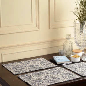 Stone Blue Paisley Tablemats image 1