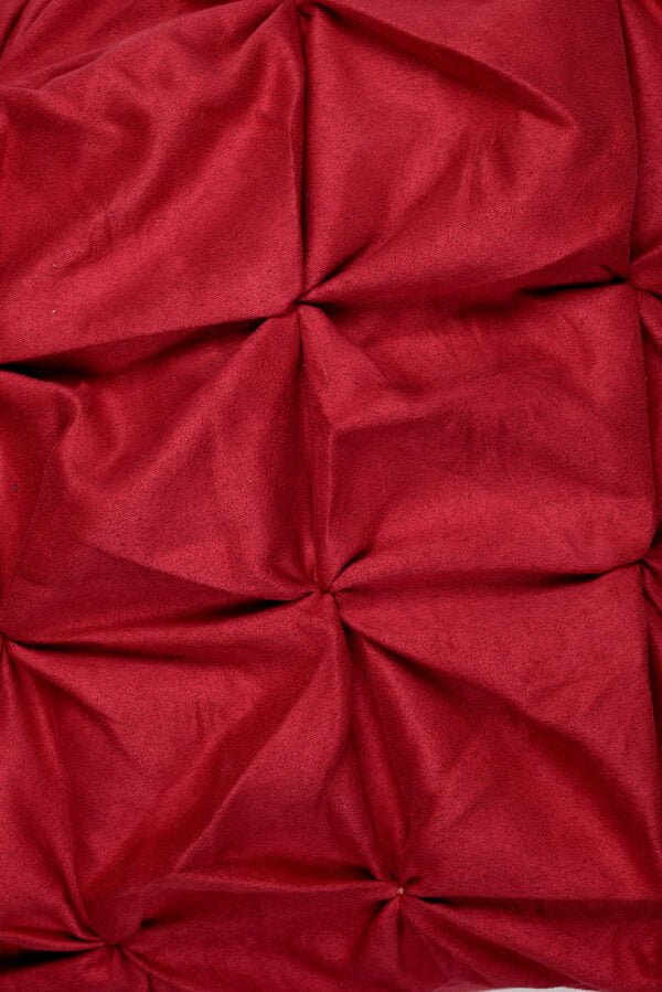 Red smocked Cushion image 2