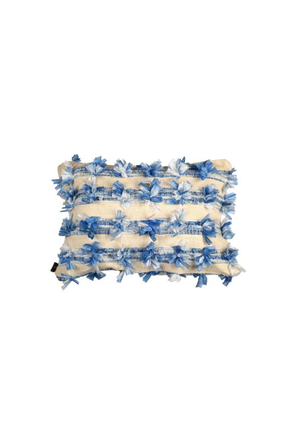 Blonst Cotton Blue Pillow image 2