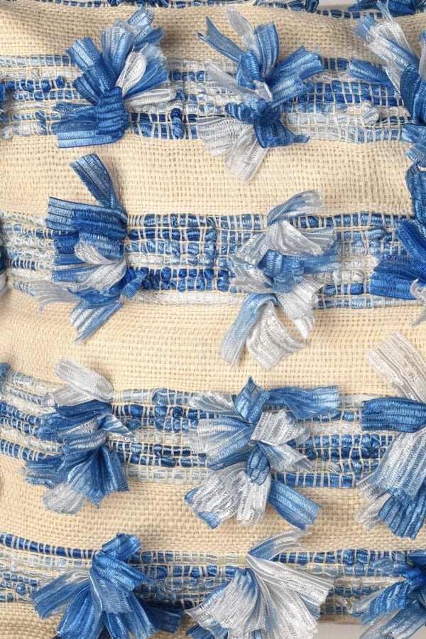 Blonst Cotton Blue Pillow image 3