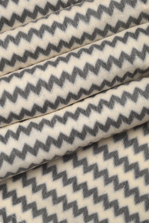 Black _ Cream Chevron Runner _ Tablemats image 3