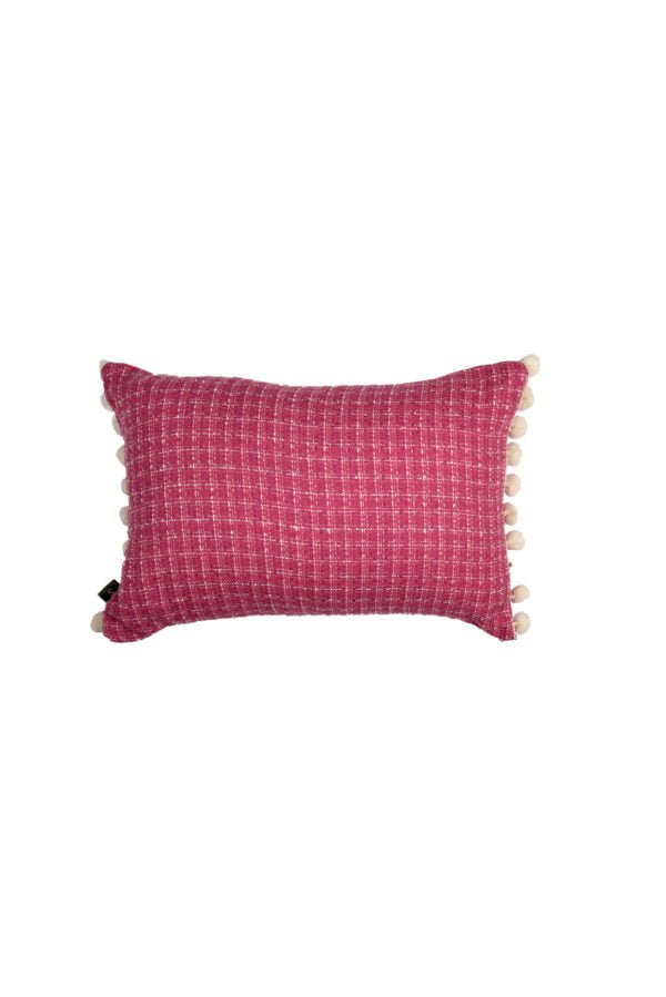 Fushcia Woven Pillow image 2