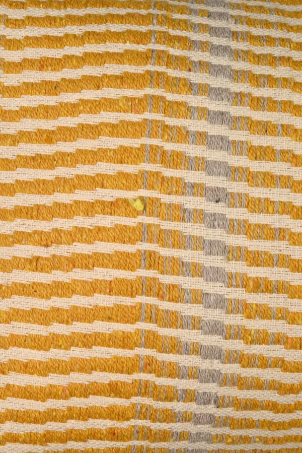 Ambersonne Yellow Chevron Pillow image 2