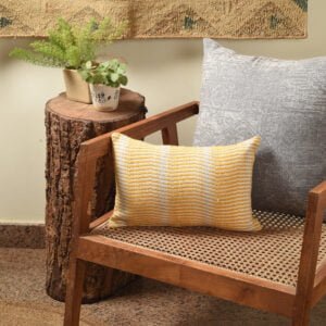 Ambersonne Yellow Chevron Pillow image 1