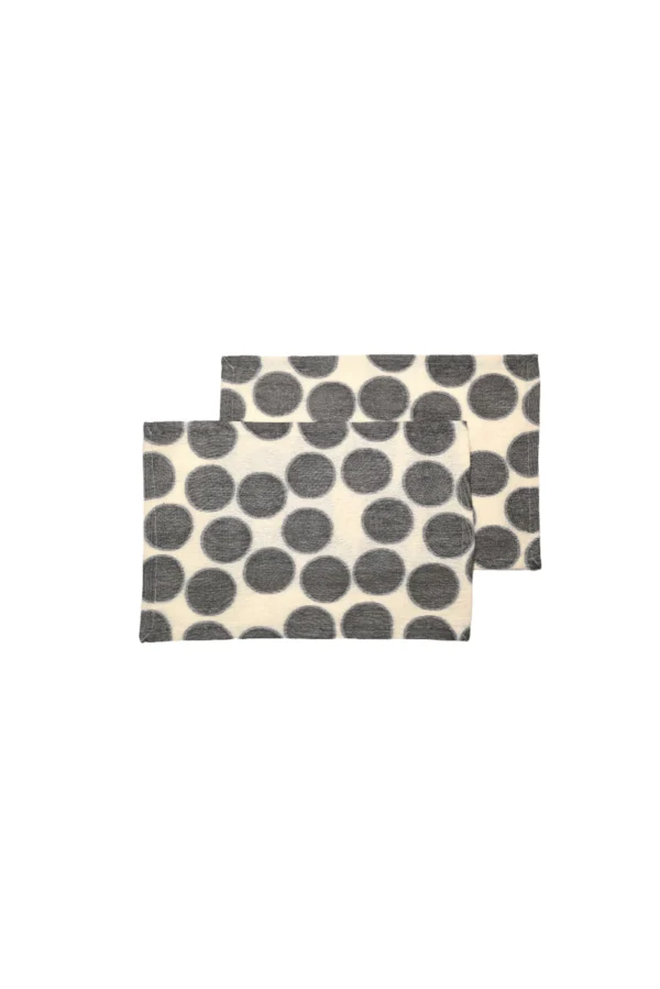 White Black Polka Dot Runner _ Tablemats. image 2