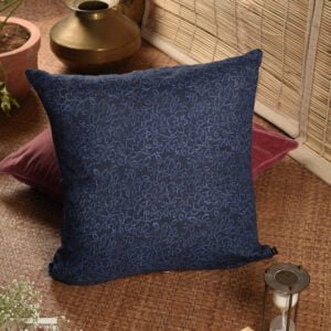 Cascades of Blue Botanical Knotted Sham image 1