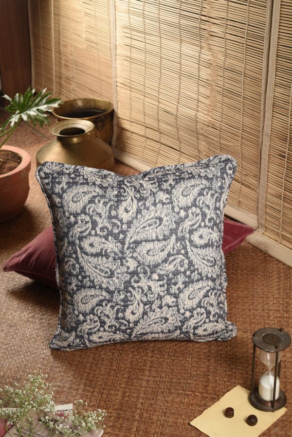 Stone Blue Paisley Sham image 1