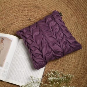 Vintage Violet Smocked Cushion image 1