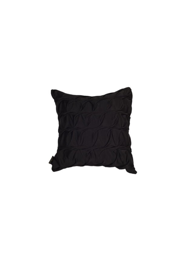 Black Raffia Cushion image 4