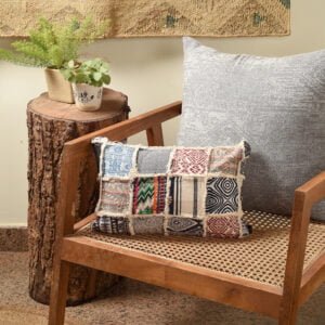 Multicolour Boho Lumbar Pillow image 1