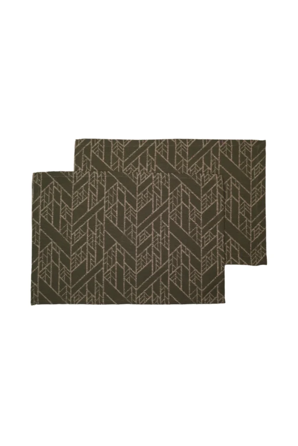 Olive Autumn Line Tablemats image 2