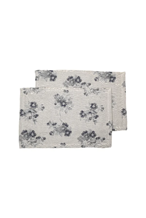 Winter White Floral Reversible Tablemats image 2