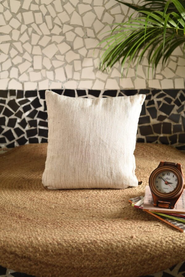 Elegant Pearl White Cushion image 1