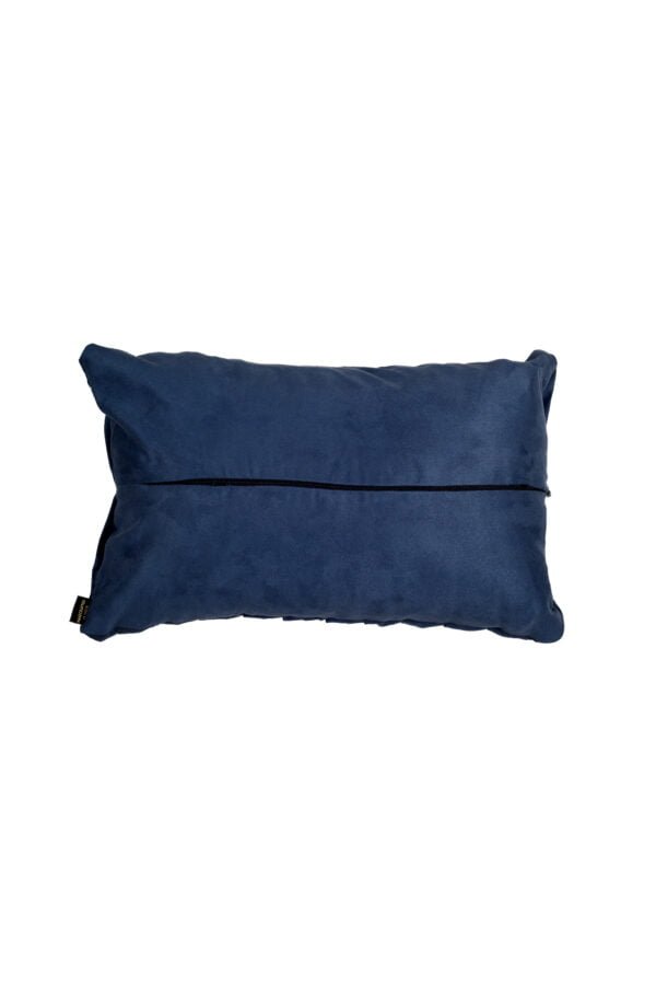 Royal Blue Boxpleated Pillow image 3