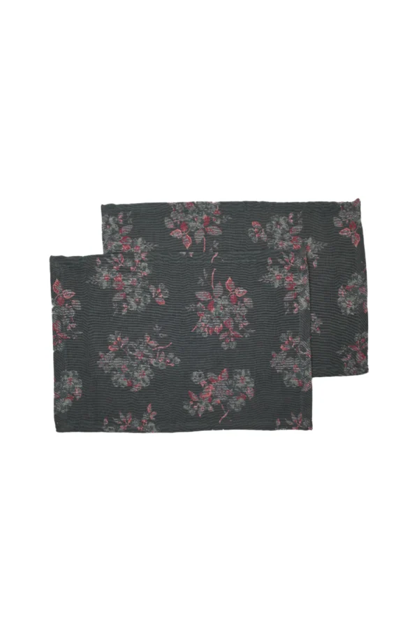 Fall Green Floral Reversible Tablemats image 2