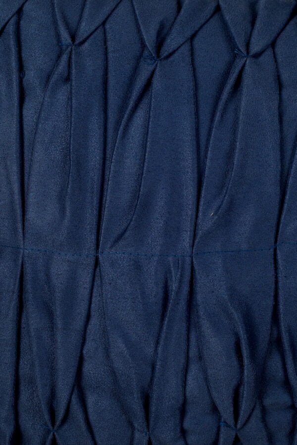 Royal Blue Boxpleated Pillow image 2